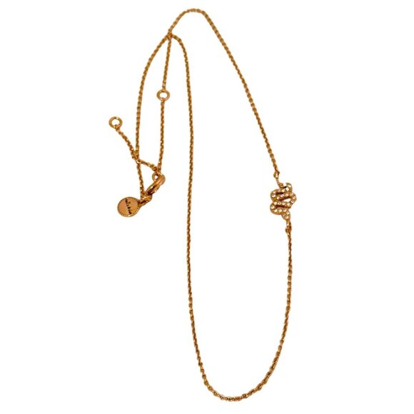 Stella and Dot Rose Gold "Sidewinder" Snake Necklace - Picture 4 of 8